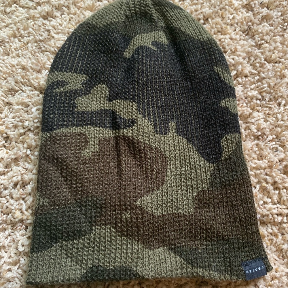 Camouflage beanie